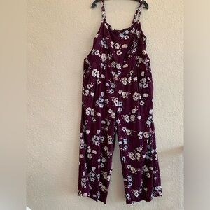 Torrid floral jumper wide leg